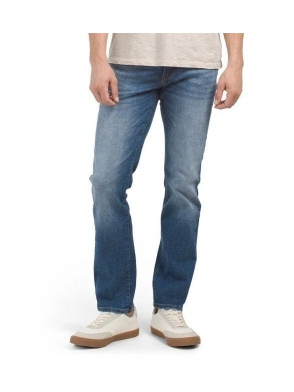 Lucky Brand Men's 34x29 223 Straight Light Blue Denim Jeans Stretch d1646